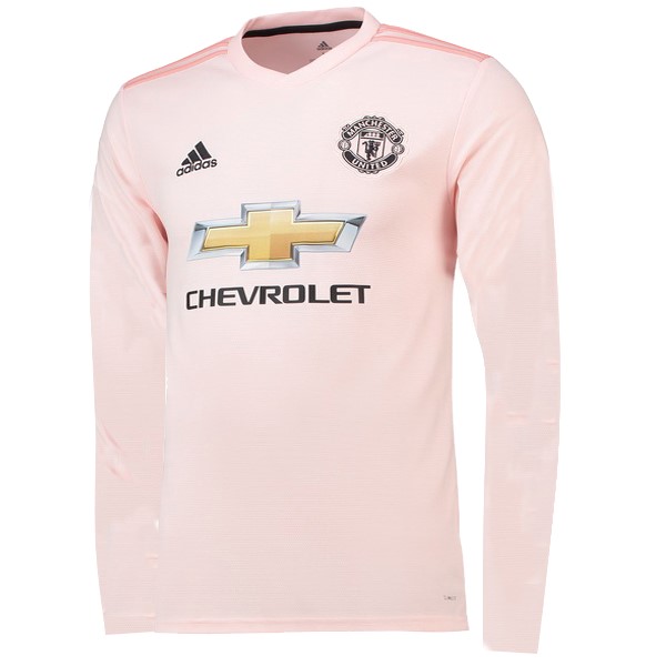 Camiseta Manchester United 2ª ML 2018/19 Rosa